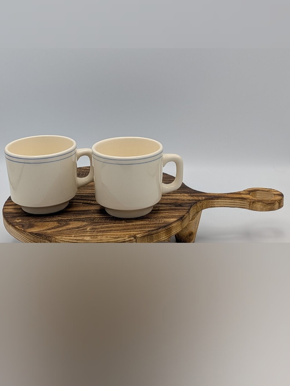 Vintage Oxford Made in Brazil farmhouse mugs